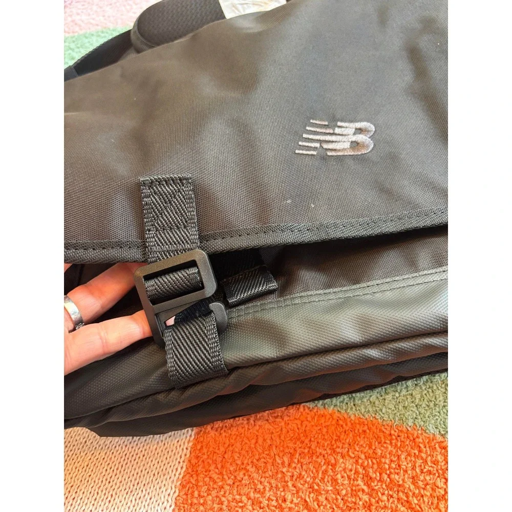 New Balance Athletic Messenger Bag Black Crossbody